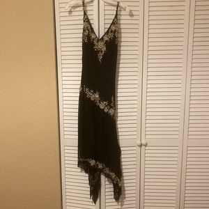 Silk black dress